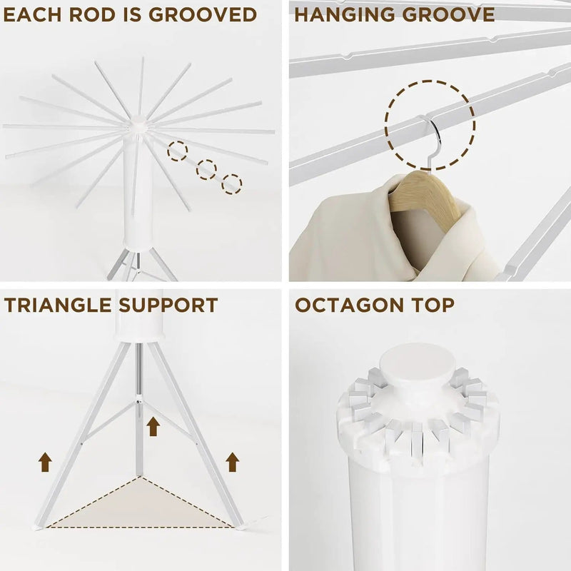 salelink.co.nz Unbranded Tripod Clothes Drying Rack Tripod Clothes Drying Rack | Action Outdoors NZ