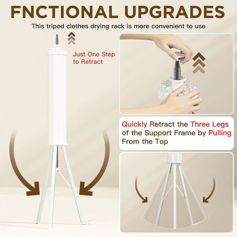 salelink.co.nz Unbranded Tripod Clothes Drying Rack Tripod Clothes Drying Rack | Action Outdoors NZ