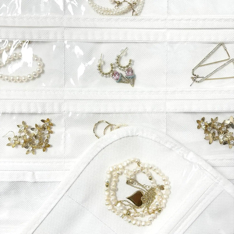 salelink.co.nz Unbranded Hanging Jewelry Organizer White Hanging Jewelry Organizer White | Action Outdoors NZ