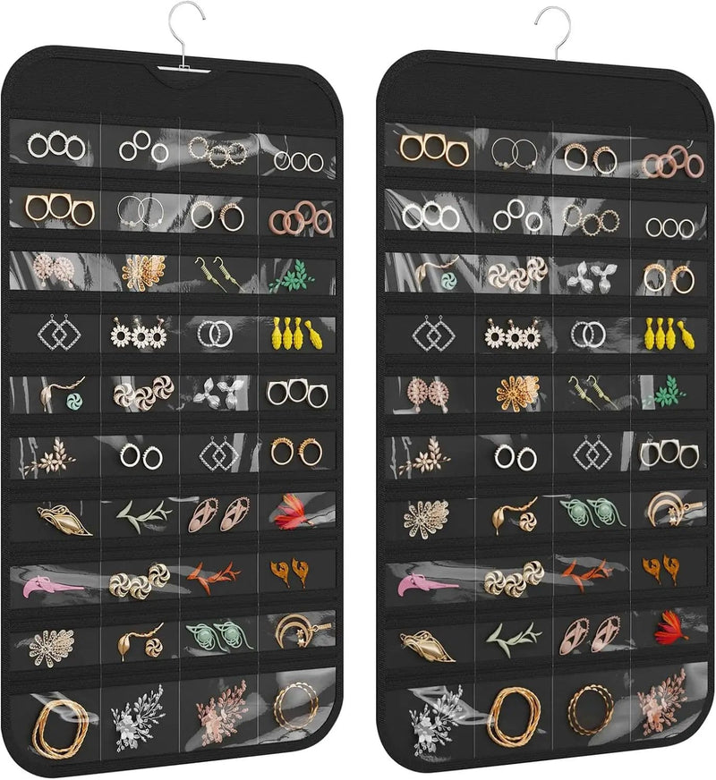 salelink.co.nz Unbranded Hanging Jewelry Organizer Black Hanging Jewelry Organizer Black | Action Outdoors NZ