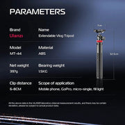 ULANZI MT-44 Extendable Phone Tripod Selfie Stick – view 6