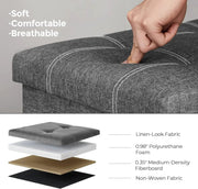 salelink.co.nz Unbranded Storage Ottoman Bench 76*38*38CM Storage Ottoman Bench 76*38*38CM | Action Outdoors NZ