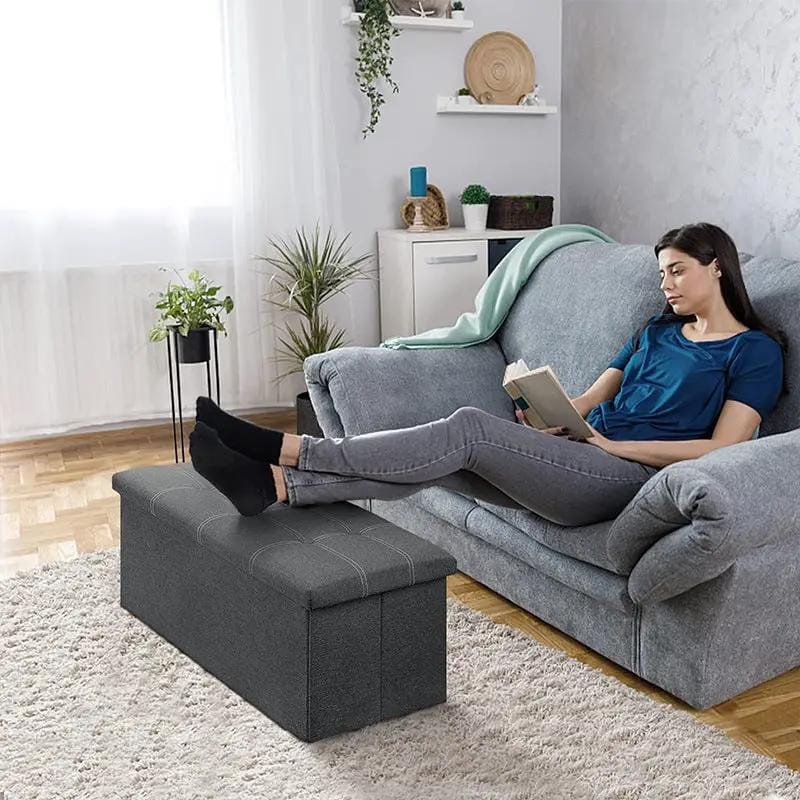 salelink.co.nz Unbranded Storage Ottoman Bench 76*38*38CM Storage Ottoman Bench 76*38*38CM | Action Outdoors NZ