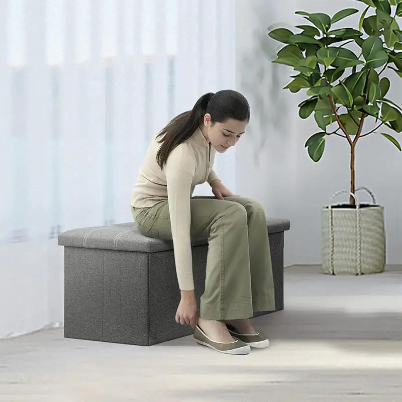 salelink.co.nz Unbranded Storage Ottoman Bench 76*38*38CM Storage Ottoman Bench 76*38*38CM | Action Outdoors NZ