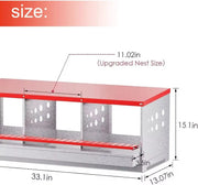 salelink.co.nz Unbranded Chicken Nesting Box with 3 Holes Chicken Nesting Box with 3 Holes | Action Outdoors NZ