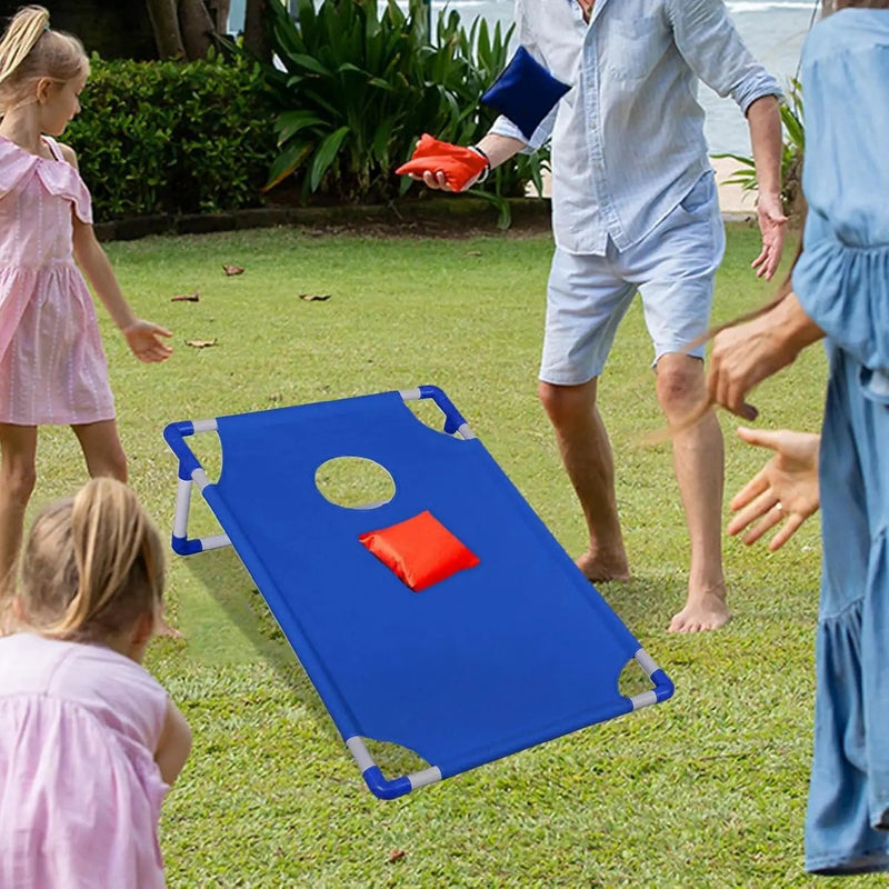 salelink.co.nz Unbranded Portable Sandbag Toss Game Set Blue Portable Sandbag Toss Game Set Blue | Action Outdoors NZ