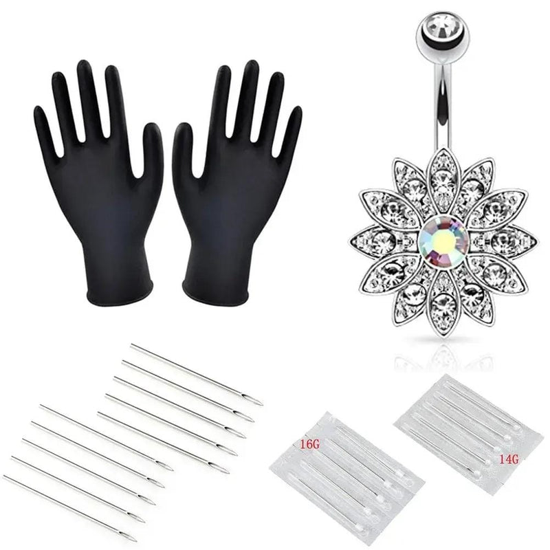 salelink.co.nz Unbranded 41Pcs Body Piercing Tools Set 41Pcs Body Piercing Tools Set | Action Outdoors NZ