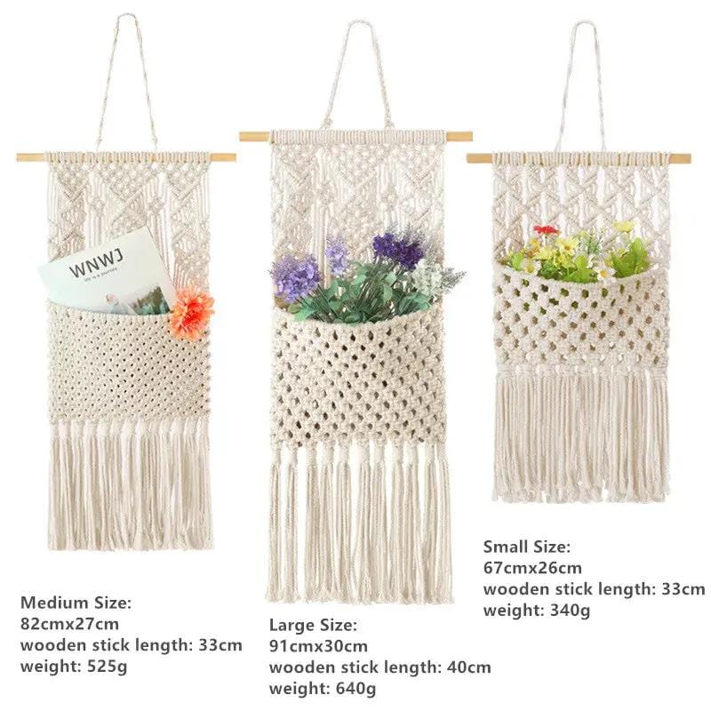salelink.co.nz Unbranded Macrame Wall Hanging Tapestry Medium Macrame Wall Hanging Tapestry Medium | Action Outdoors NZ