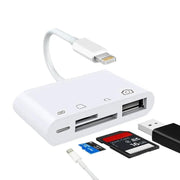 salelink.co.nz Unbranded 4 in 1 Camera Card Reader 4 In 1 Camera Card Reader USB Adapter For iPhone iPad
