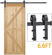 salelink.co.nz Unbranded 2M Sliding Barn Door Hardware Kit 2M Sliding Barn Door Hardware Kit Rust Resistant