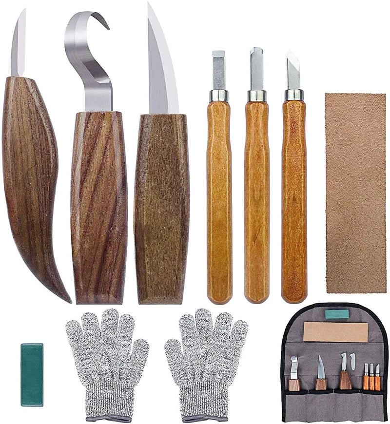 salelink.co.nz Unbranded Wood Carving Tools Set Wood Carving Tools Set - Wood (GZJ1553) | Action Outdoors NZ
