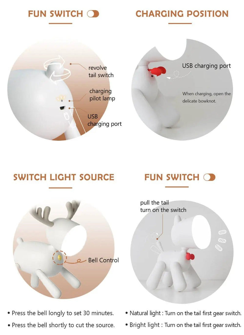 salelink.co.nz Unbranded Led Night Light Desk Lamp Led Night Light Desk Lamp | Action Outdoors NZ