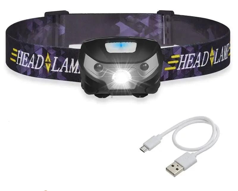 LED Head Torch Fishing Headlight Headlamp Motion Sensor – view 8