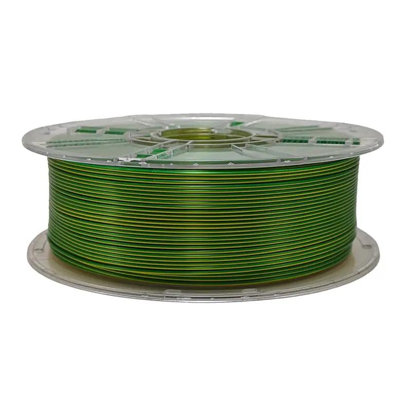 PLA 3D Printing Filament 1KG - Yellow+Green – view 4
