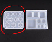 Snowflake Silicone Moulds, DIY Silicone Pendant Mould Making Resin Casting Mould for Holiday Craft Supplies – view 1