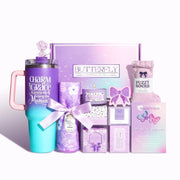 Poppy Gifts Purple Theme Aroma Candle Bath Gift Box Purple Theme Aroma Candle Bath Gift Box