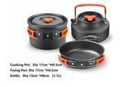 ECOTREK cookware Outdoor Cookware Set - Camping Cookware Ideal for 3-4 people BY3019 Outdoor Cookware Set - Camping Cookware Ideal for 3-4 people BY3019
