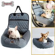 China Dropship Pet Car Bed Multifunctional Pet Car Bed With Thick Cushion For Front And Rear Seats Multifunctional Pet Car Bed With Thick Cushion