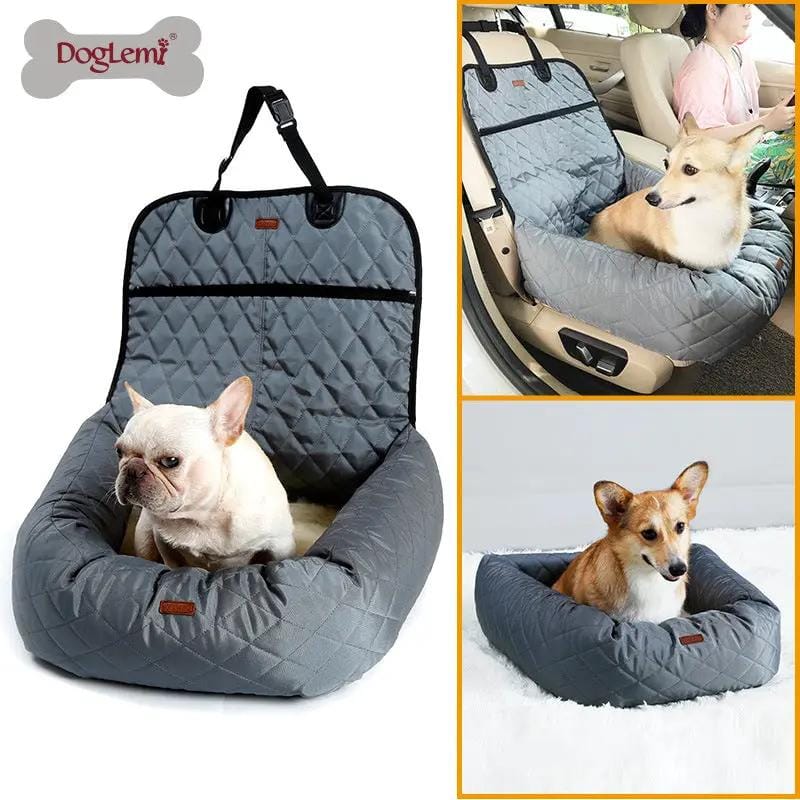 China Dropship Pet Car Bed Multifunctional Pet Car Bed With Thick Cushion For Front And Rear Seats Multifunctional Pet Car Bed With Thick Cushion