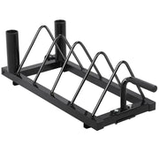Yaheetech Horizontal Bumper Plate Rack Strength Fitness Rack Plate Holder Horizontal Bumper Plate Rack Strength Fitness Rack Plate Holder