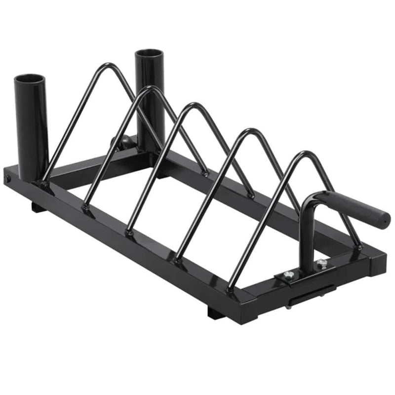 Yaheetech Horizontal Bumper Plate Rack Strength Fitness Rack Plate Holder Horizontal Bumper Plate Rack Strength Fitness Rack Plate Holder