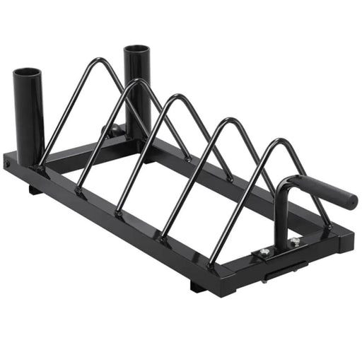 Yaheetech Horizontal Bumper Plate Rack Strength Fitness Rack Plate Holder Horizontal Bumper Plate Rack Strength Fitness Rack Plate Holder