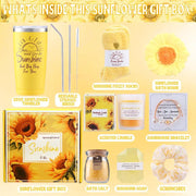 Poppy Gifts Aroma Sunflower Candle Bath Gift Box Aroma Sunflower Candle Bath Gift Box