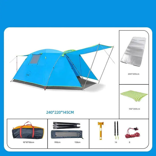 Four Person Outdoor Camping Tent – view 1