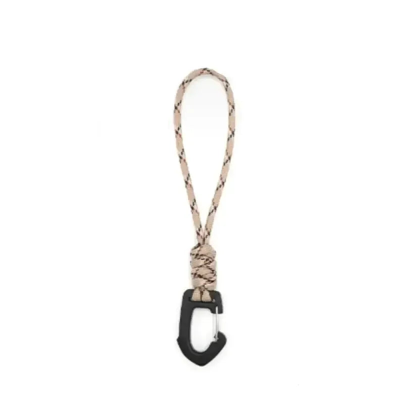 Habicare SS Triangle Hook With Rope Habicare Paracord Triangle Hook Keychain Clip