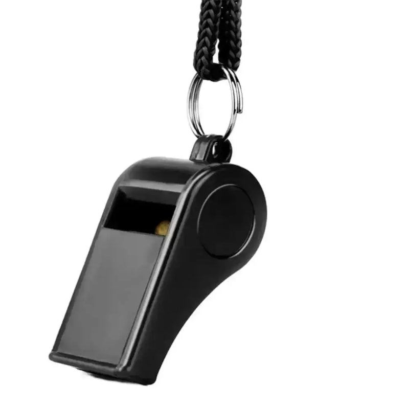 Habicare Stainless Steel Metal Whistle with Lanyard Stainless Steel Metal Whistle with Lanyard