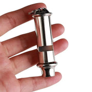 Habicare Stainless Steel Metal Whistle with Lanyard Stainless Steel Metal Whistle with Lanyard