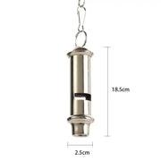 Habicare Stainless Steel Metal Whistle with Lanyard Stainless Steel Metal Whistle with Lanyard
