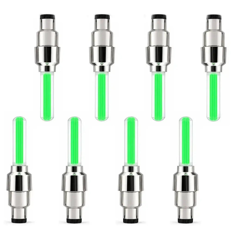 Habicare 2-8PCS Waterproof LED Bicycle Spoke & Valve Cap Lights 2-8PCS Waterproof LED Bicycle Spoke & Valve Cap Lights