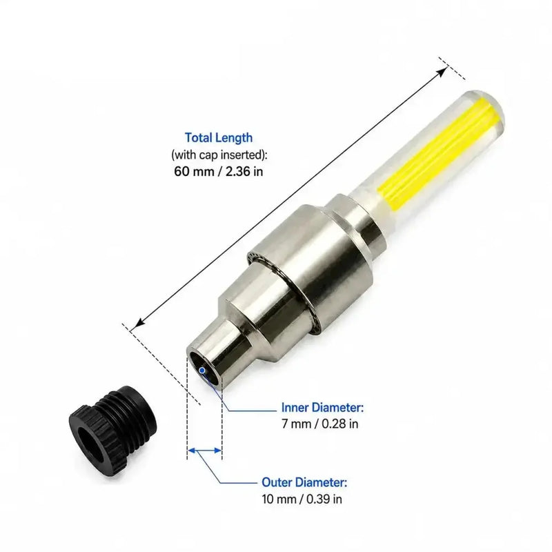 Habicare 2-8PCS Waterproof LED Bicycle Spoke & Valve Cap Lights 2-8PCS Waterproof LED Bicycle Spoke & Valve Cap Lights