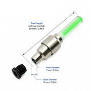 Habicare 2-8PCS Waterproof LED Bicycle Spoke & Valve Cap Lights 2-8PCS Waterproof LED Bicycle Spoke & Valve Cap Lights