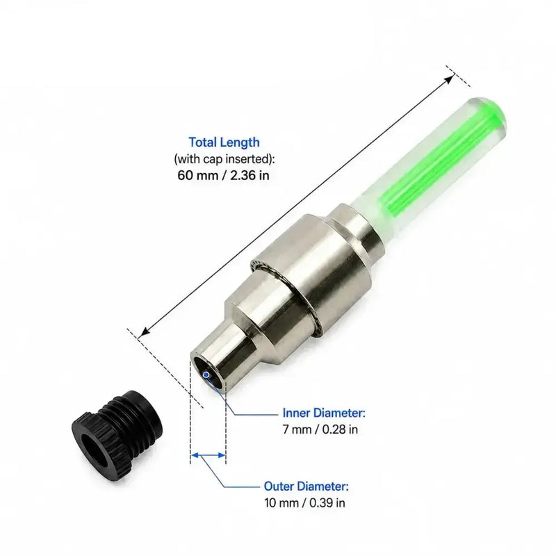 Habicare 2-8PCS Waterproof LED Bicycle Spoke & Valve Cap Lights 2-8PCS Waterproof LED Bicycle Spoke & Valve Cap Lights