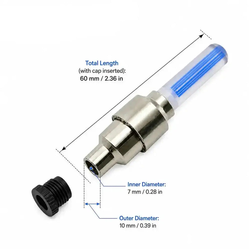 Habicare 2-8PCS Waterproof LED Bicycle Spoke & Valve Cap Lights 2-8PCS Waterproof LED Bicycle Spoke & Valve Cap Lights
