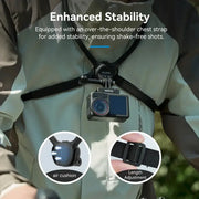 Habicare 9eight5 2-in-1 Action Camera Neck Mount 2 In 1 Action Camera Neck Mount For Hands Free Filming