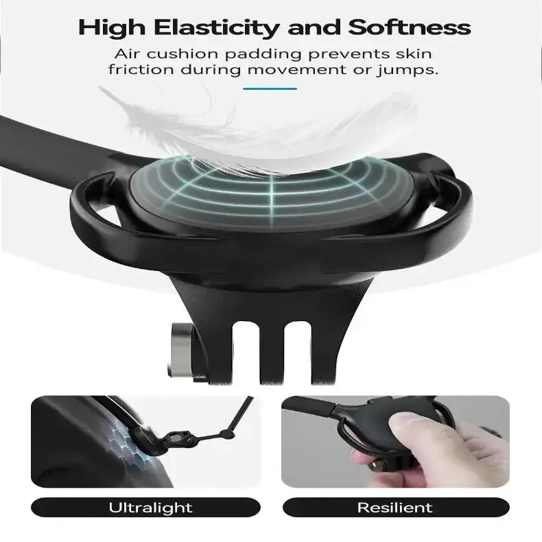 Habicare 9eight5 2-in-1 Action Camera Neck Mount 2 In 1 Action Camera Neck Mount For Hands Free Filming