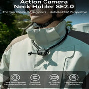 Habicare 9eight5 2-in-1 Action Camera Neck Mount 2 In 1 Action Camera Neck Mount For Hands Free Filming