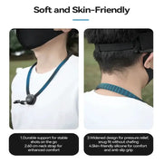 Habicare 9eight5 2-in-1 Action Camera Neck Mount 2 In 1 Action Camera Neck Mount For Hands Free Filming