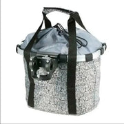 Habicare SS 2-in-1 Detachable Basket (available in Grey & Black) 2 In 1 Detachable Bicycle Front Basket For Pets