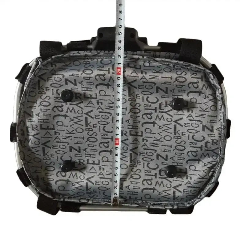 Habicare SS 2-in-1 Detachable Basket (available in Grey & Black) 2 In 1 Detachable Bicycle Front Basket For Pets