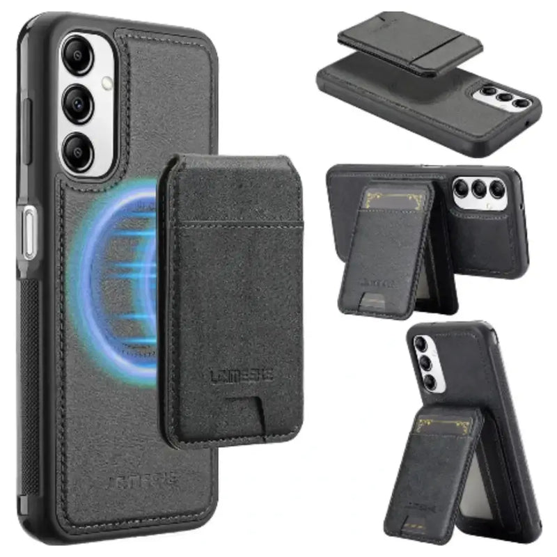 Habicare 9eight5 2-in-1 Leather Case for Samsung Series (Black) Two In One Leather Case For Samsung Series Black