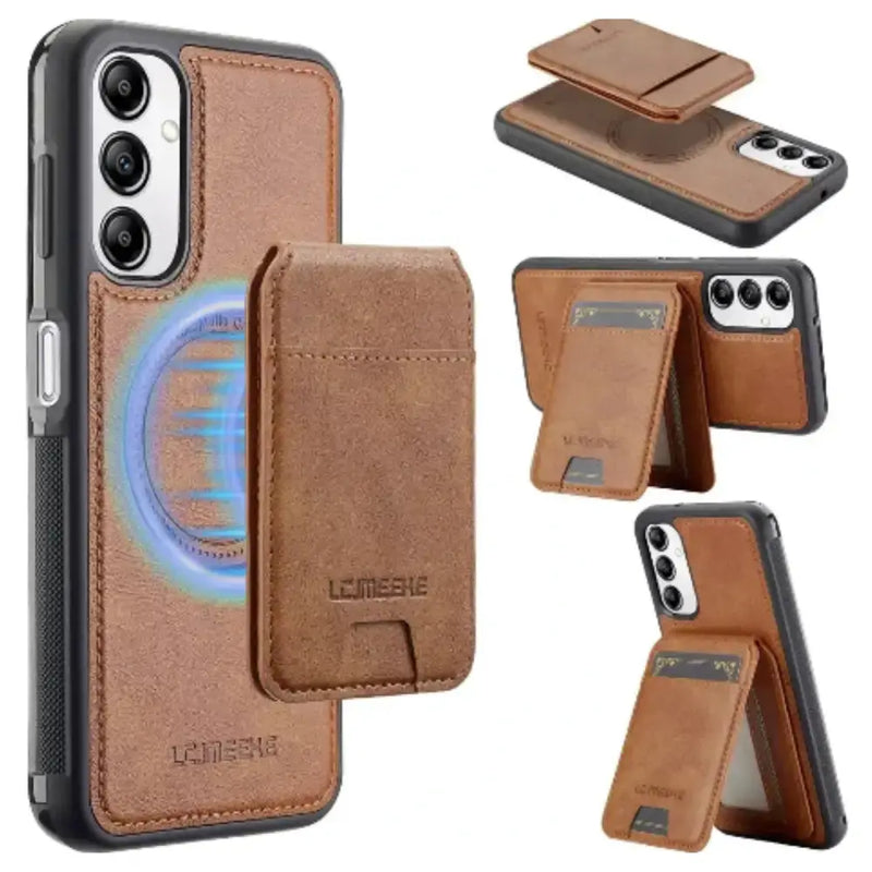 Habicare 9eight5 2-in-1 Leather Case for Samsung Series (Brown) 2 In 1 Leather Case For Samsung Series Brown
