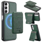 Habicare 9eight5 2-in-1 Leather Case for Samsung (Green) Habicare 2in1 Leather Wallet Case for Samsung Green