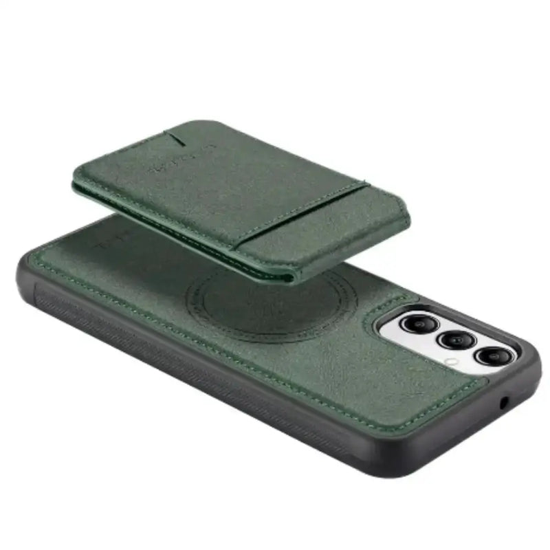 Habicare 9eight5 2-in-1 Leather Case for Samsung (Green) Habicare 2in1 Leather Wallet Case for Samsung Green