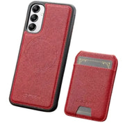 Habicare 9eight5 2-in-1 Leather Case for Samsung Series (Red) 2 In 1 Leather Wallet Case For Samsung Series Red