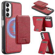 Habicare 9eight5 2-in-1 Leather Case for Samsung Series (Red) 2 In 1 Leather Wallet Case For Samsung Series Red