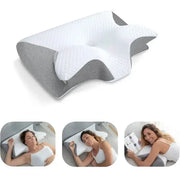 Habicare SS 2-in-1 Memory Foam Cervical Neck Pillow (different colours available) Two In One Memory Foam Cervical Neck Pillow